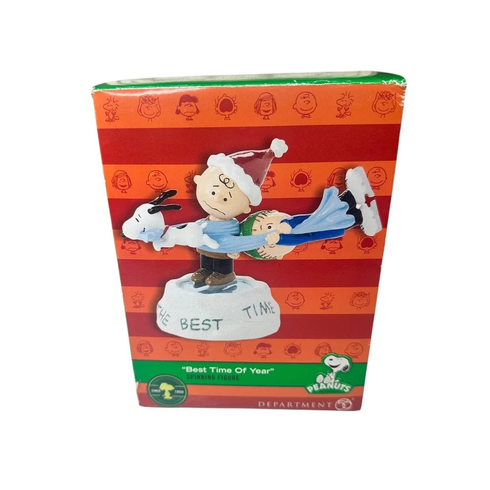Department 56 Peanuts Snoopy‎ Charlie Brown Best Time of Year Figurine 2013
